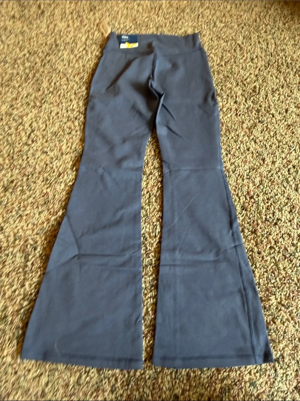 Old Navy XL Girls' Flare Leggings Trio - Pink, Blue, Brown